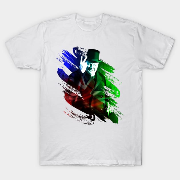 Winston Churchill T-Shirt by CrimsonsDesign